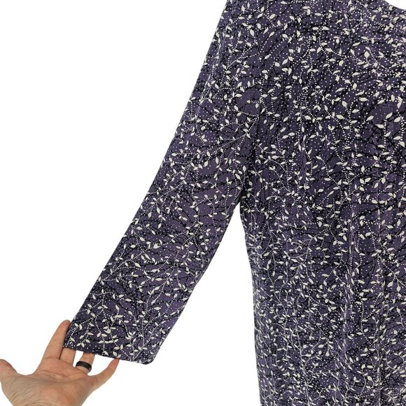 Alex Evenings 2X Jacket & Tank Top Set Purple Glitter Elegant Formal Cocktail - Picture 3 of 10